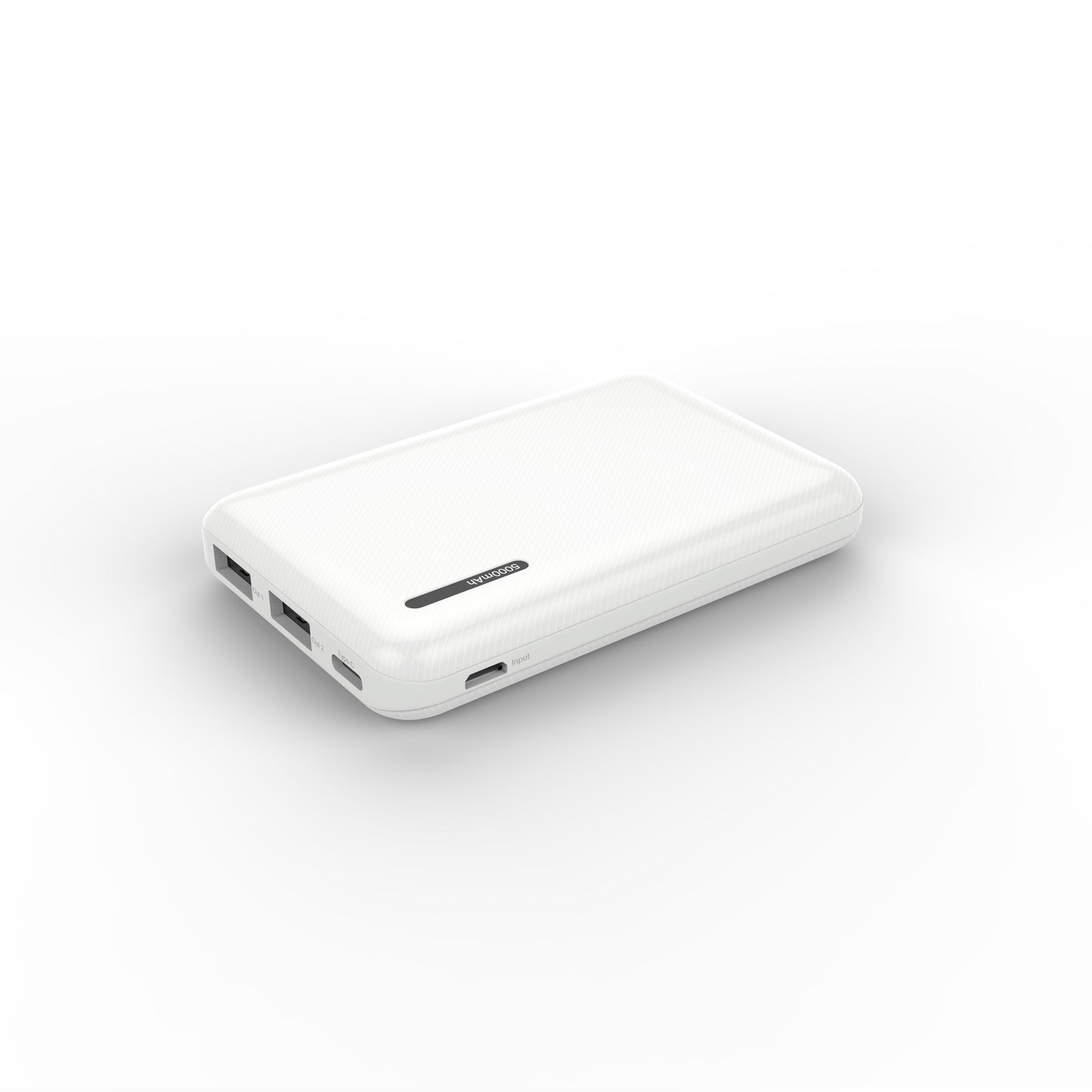 S0507 5000mAh Slim Mini classic basic & Pocket size Dual USB power bank