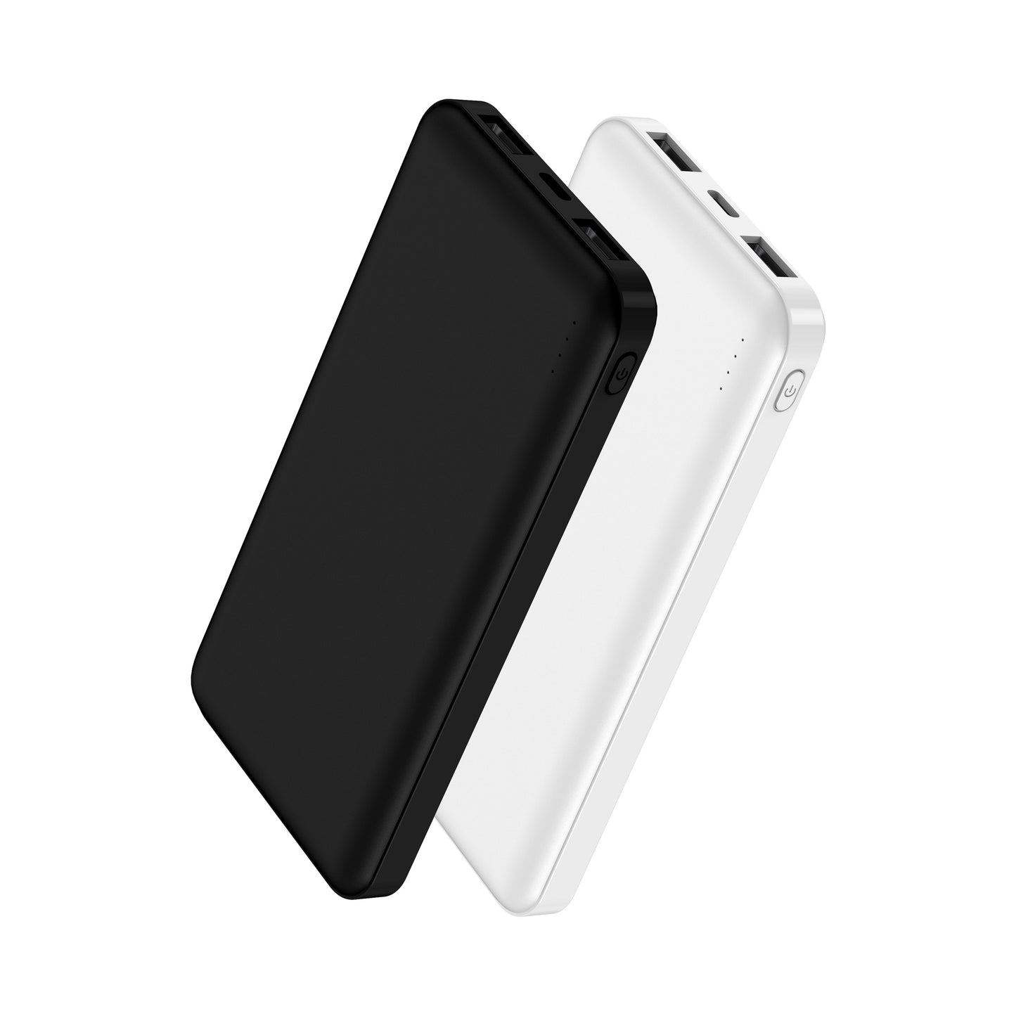 S1051 10000mAh Ultraslim quick charger with dual USB output & Type-c micro input power bank